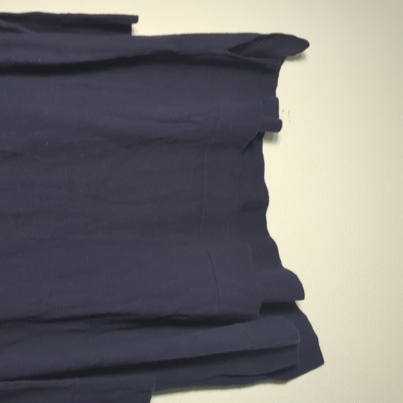 Eileen Fisher Womens Dress 100% Italian Merino Wool Navy Blue Quiet Luxury 2X - Picture 8 of 9